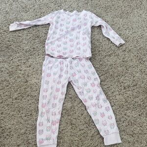 Kissy Kissy Pink Owl Print Kids Pajama Set